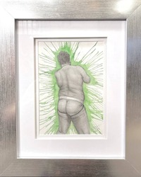 Pencil and watercolor (5x7 in 9x11 frame) $95